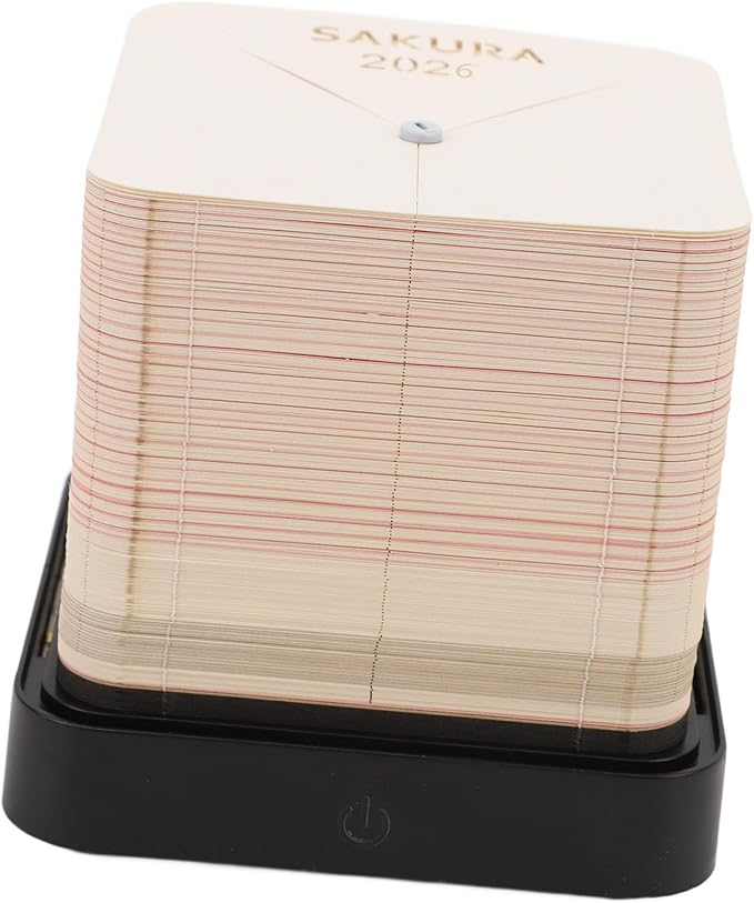 Aramox 3D Memo Pad, Paper Carving Notepad with LED Light, Unique Desktop Decoration for Home Office and Special Occasions (Pink)