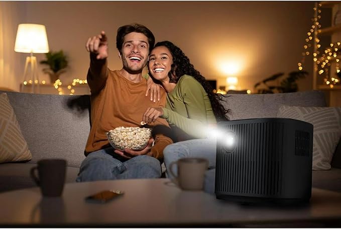 RCA 720P Home Theater Projector, 1280 x 720 (720P), 4" LCD technology, 120 ANSI lumens, 32" to 140" (diagonal), 2 x HDMI - RPJ181-BLACK