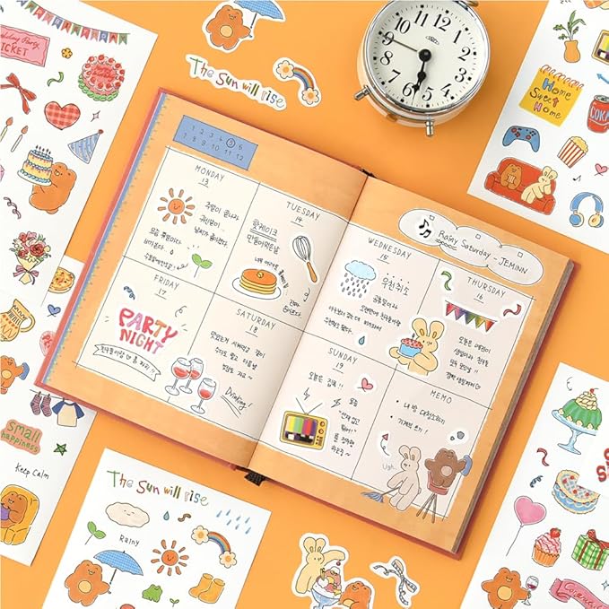 Monolike Unmatched Friends Theme Sticker 6P Set