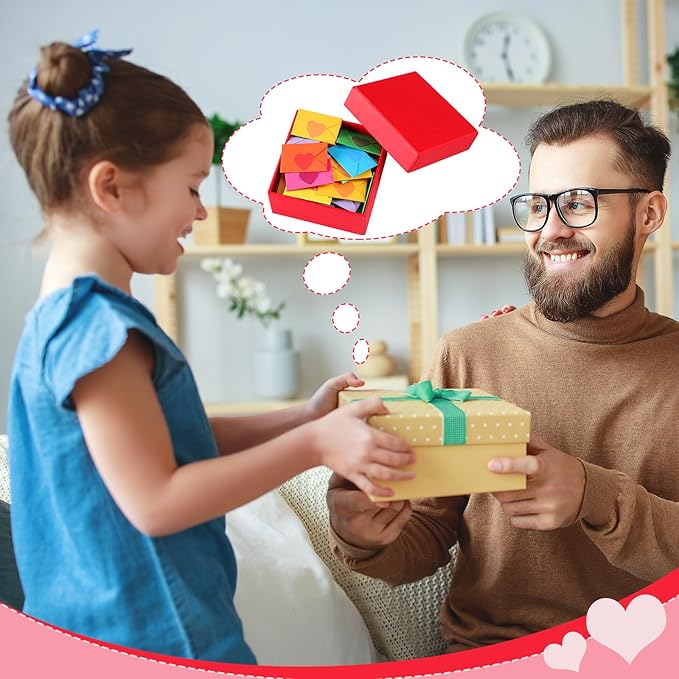 60 Set Mini Love Notes for Him Her with Envelope Valentines Day Gift Card Holder Mini Card with Envelope Long-Distance Relationship Gift for Him Her(1.8 x 1.2 Inch,Love Heart,Assorted Colors)