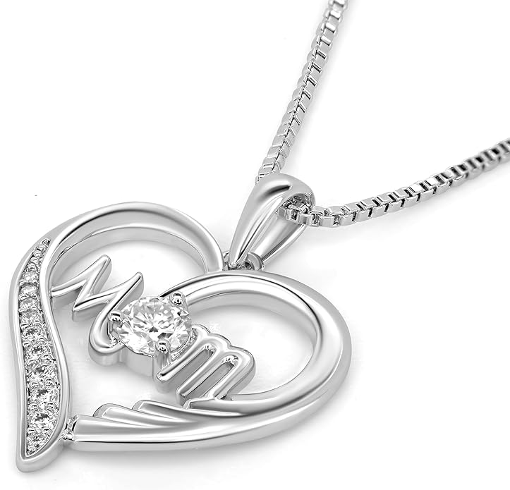 TRYNDI To My Best Mom Necklace for Women - Mom Christmas Gifts from Son, Mothers Day Necklace, Gifts for Birthday, Valentine's Day Jewelry for Mother