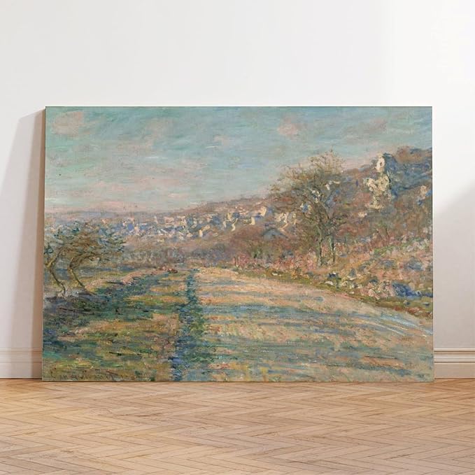 40+ Monet Famous Print Posters Road of La Roche-Guyon by Claude Monet Impressionism Poster Print for Room Aesthetics Canvas Wall Art Print Unframe 20×30inch(50×75cm)