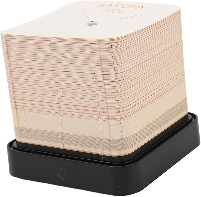 Aramox 3D Memo Pad, Paper Carving Notepad with LED Light, Unique Desktop Decoration for Home Office and Special Occasions (Pink)