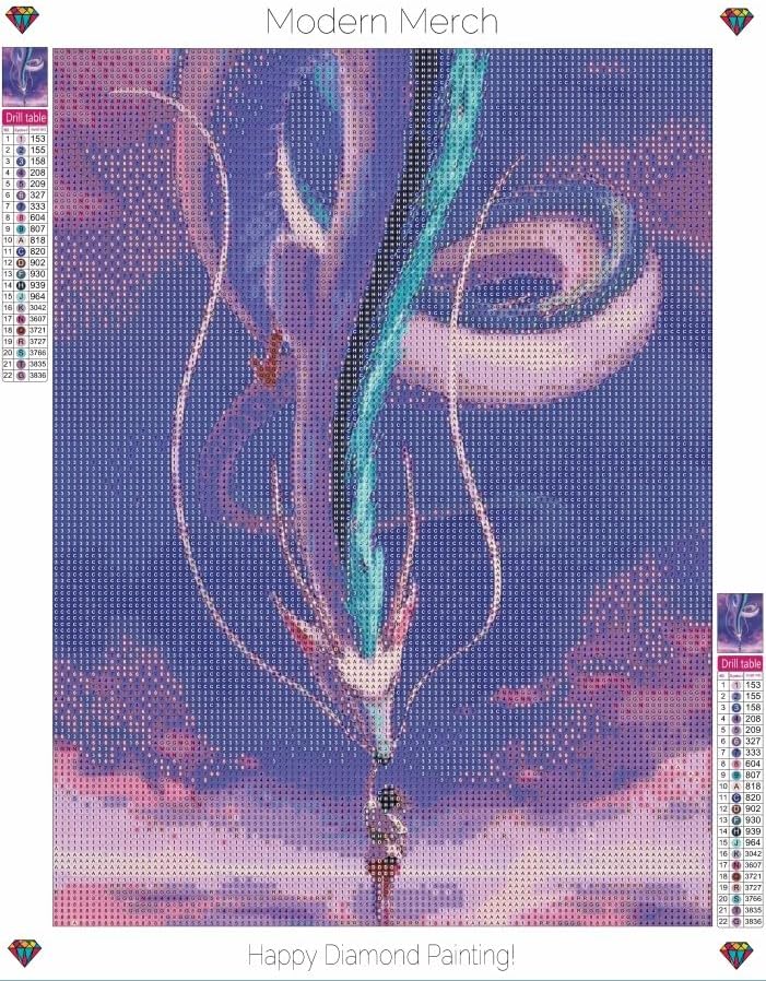 Spirited Away Dragon Diamond Art Kit for Adults Anime Wall Art 5D 12x16 - Image 5