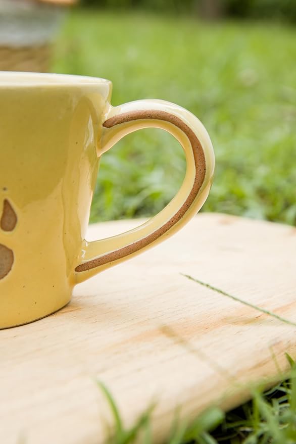 DIHOclub Lion Coffee Mug Ceramic 3D Wild Animal Inside Cup,Cute Cartoon Handmade Figurine Mugs,Holiday and Birthday Gift for Coffee Milk Tea Lovers,12 OZ (Yellow Lion)