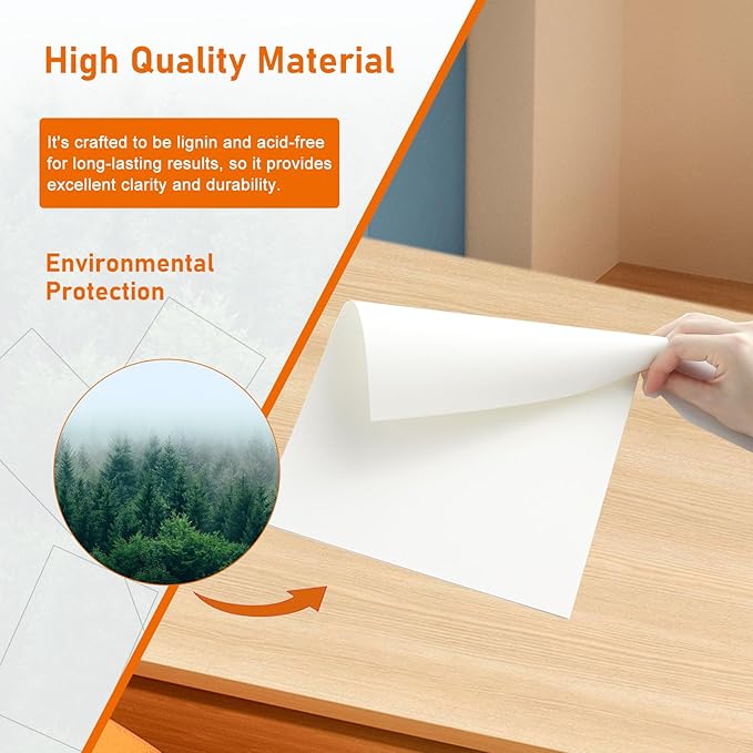 60 Sheets White Cardstock 5 x 7 Thick Paper, 300gsm/110lb Heavyweight Flat Card Stock Printer Paper for DIY Card Making, Wedding Invitations, Thank You Cards, Postcards, Menus