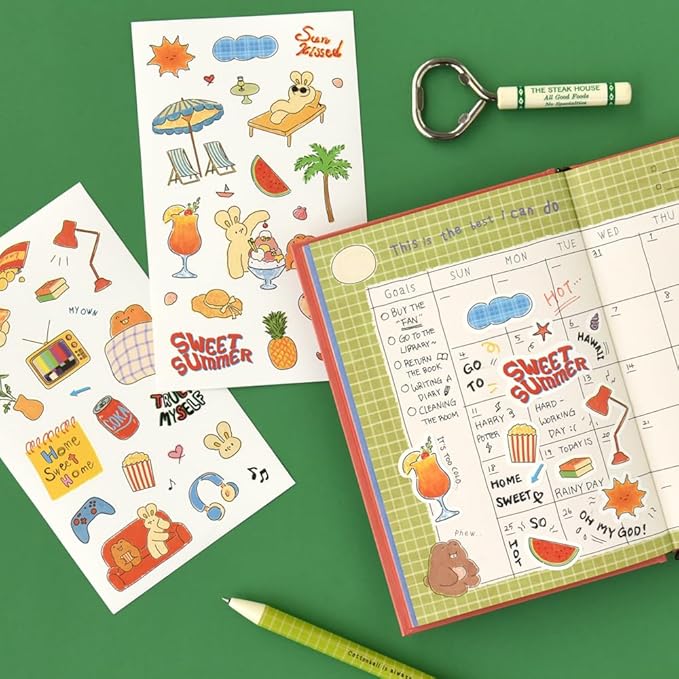 Monolike Unmatched Friends Theme Sticker 6P Set