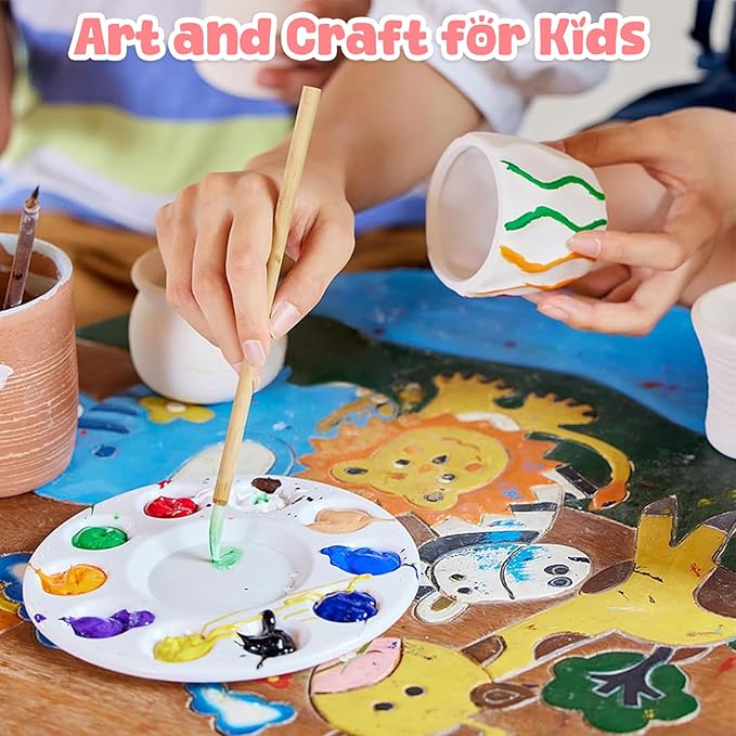 Skirfy Pottery Wheel for Kids Art Crafts Kits for Kids Ages 6-8 9-12 Clay Sculpting Tools & Painting Kit,Birthday Thanksgiving Christmas Gift Girls Toys 8-10,DIY Kits Clay Maker for Beginners