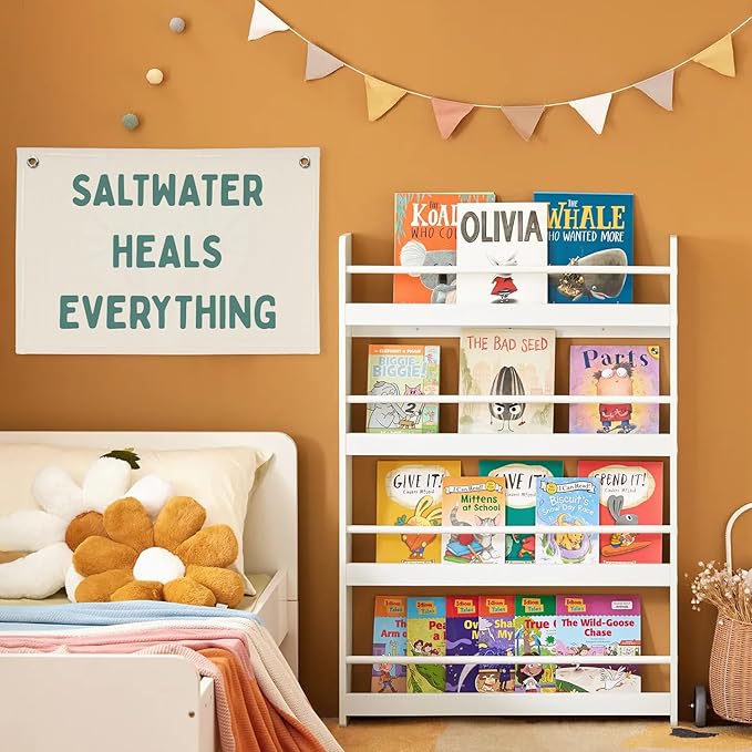 Beach Room Decor Coastal Decor, Saltwater Heals Everything Wall Hanging Flag,Surf Aesthetic Summer Banner for Room Apartment Playroom Living Room Decor,Teen Decor,Beachy Wall kidroom