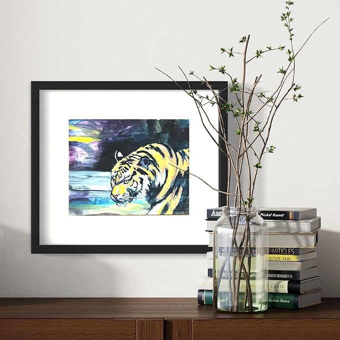 DIY Painting Kits for Adults and Kids with Video Tutorials: Learn How to Paint Abstract Tiger – Painting Set & Art Supplies Kit – 9 Piece Acrylic Paint Set
