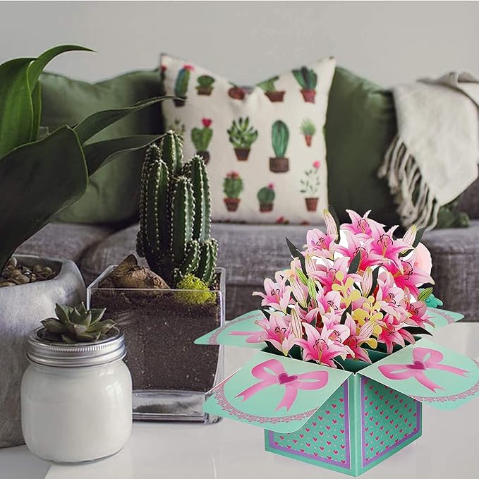 3D Pop-Up Thank You Cards! Birthday Gift Card with Note Note Card and Envelope, Perfect for Birthdays, Teacher Appreciation, or Gifting Mom, Grandma, Dad, or Best Friends.