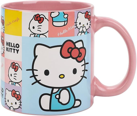Bioworld Hello Kitty 16 Oz Pink Ceramic Mug