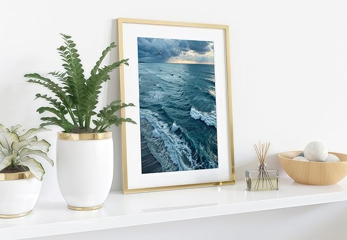 JYXSJYYD Paint by Numbers Kit for Adults Beginner,Waves Easy Paint by Number Kits Canvas Without Framed,Ocean DIY Acrylic Oil Painting Adults Paint by Numbers Kits for Home Wall Decor 16x20 Inch