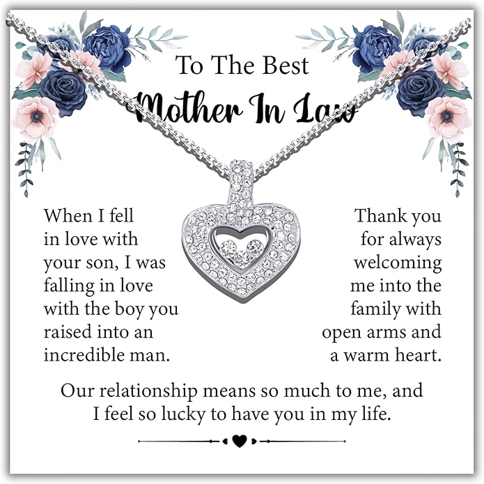 TRYNDI To My Best Mom Necklace for Women - Mom Christmas Gifts from Son, Mothers Day Necklace, Gifts for Birthday, Valentine's Day Jewelry for Mother
