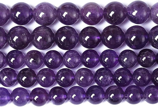 4MM 86PCS Natural Stone Purple Amethyst Crystal AAA Grade Quartz Beads for Jewelry Making DIY Bracelet