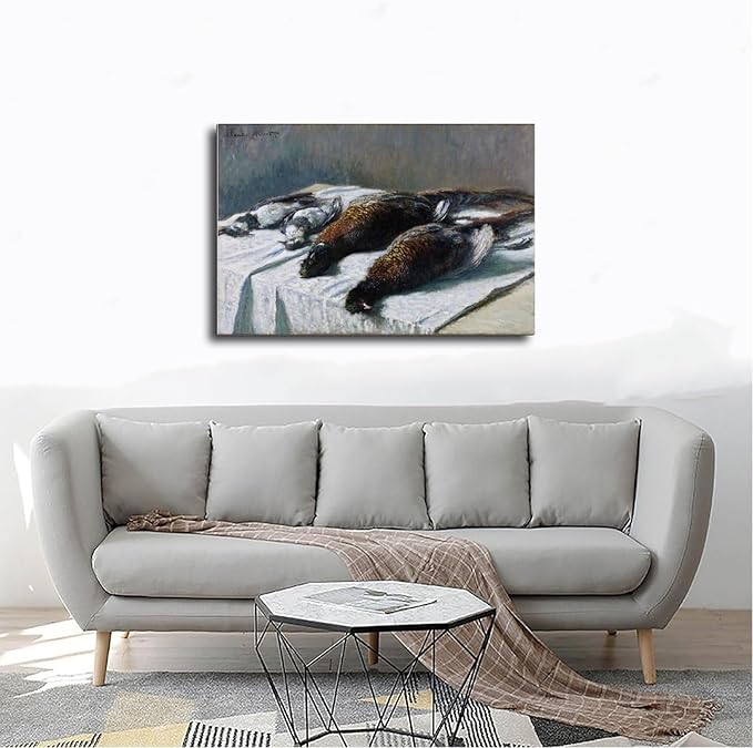 40+ Monet Famous Print Posters Still Life with Pheasants And Plovers by Claude Monet Impressionism Canvas Poster Bedroom Decor Print Sports Landscape Office Room Decor Gift Frame 24×36inch(60×90cm)