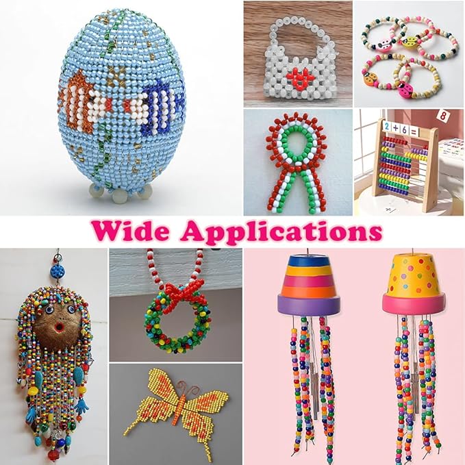 1100pcs Pony Beads,Hair Beads,Purple Bead for Bracelet,Small Bulk Christmas Bracelet Bead,Cuentas para Pulseras