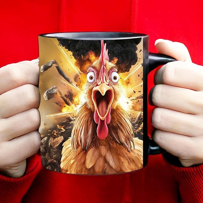 ThangPham Shop Cute Chicken Changing Accent/Color Coffee Mug – Chicken Theme for Lovers