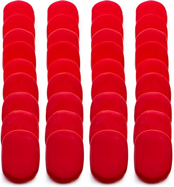 Red Air Dry Clay for Kids - 36 Individually Bagged Airdry Clay for Arts & Crafts - Soft, Squishy Cosplay Foam Slim Clay for Home & School - Moldable, No-Mess Air Dry Modeling Clay