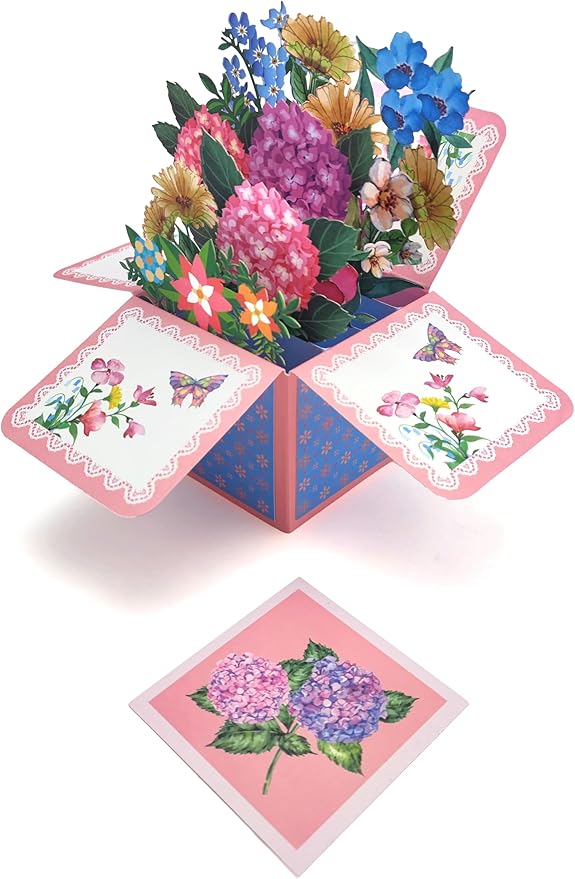 3D Pop-Up Thank You Cards! Birthday Gift Card with Note Note Card and Envelope, Perfect for Birthdays, Teacher Appreciation, or Gifting Mom, Grandma, Dad, or Best Friends.
