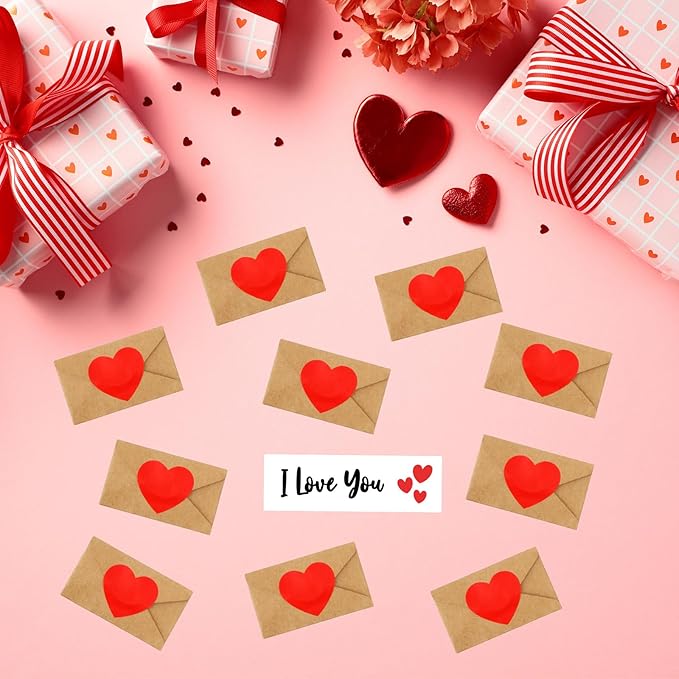 80 Sets Mini Love Notes with Blank Note Cards Mini Envelopes Mini Valentines Day Card Cute Couple Gifts for Boyfriend Girlfriend Little Love Notes For Him Her