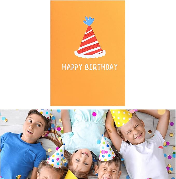 Funny Cat Pop Up Birthday Card, Funny 3D Birthday Cards for Adults and Kids with Envelopes, Handmade Gifts for Cat Mom, Dad, Friend and Every Cat Lover
