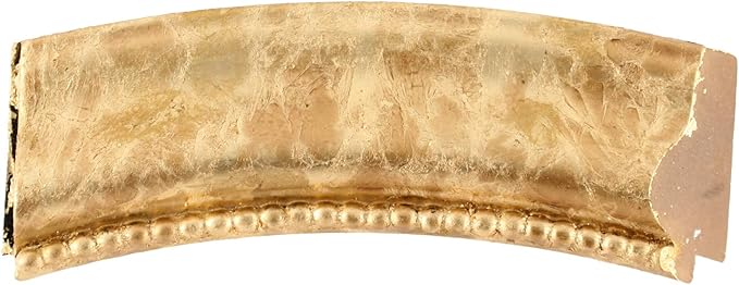 OVALCREST Oval Beveled Wall Mirror for Home Decor - Heritage Style - Champagne Gold - 21x25 Outside Dimensions