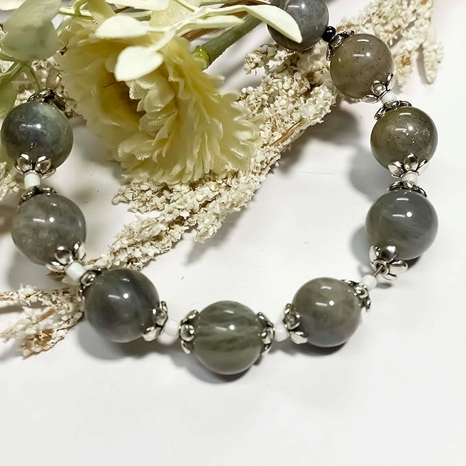 Silver Petal Bead Caps Antique Silver Spacer Bead Caps for Bracelet Necklace Earrings Jewelry Making Supplies Findings Fit 10-12mm Round Beads 500Pcs