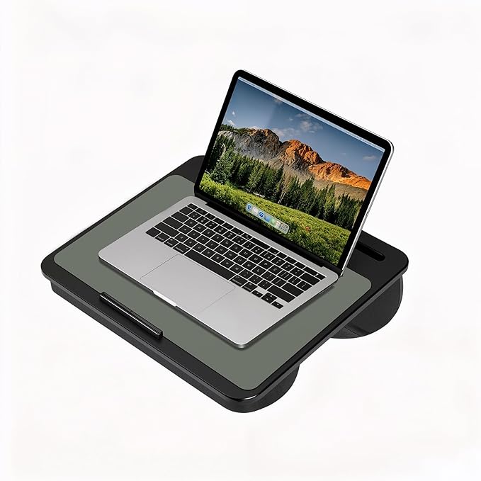 Jotsome Leather Desk Mat, Non-Slip Desk Blotter Pad - Desk Protector for Office, Home, Lap Desk, Laptop, and Desktop, Gift for The Holidays or Christmas (Sage, 17" x 12")