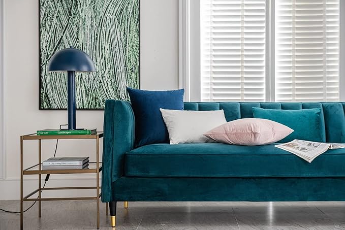 26x26 Euro Pillow Covers : 2 Pack Cozy Soft Velvet Oversized Couch Pillow Shams, Square Throw Pillow Cases for Living Room Sofa, Pink