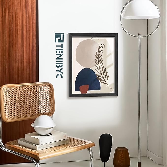 Picture Frame 4 Pack - Solid Wood Poster Photo Frame - Woodgrain Series - Room, Office, Gallery, Studio Display - Wall Hanging