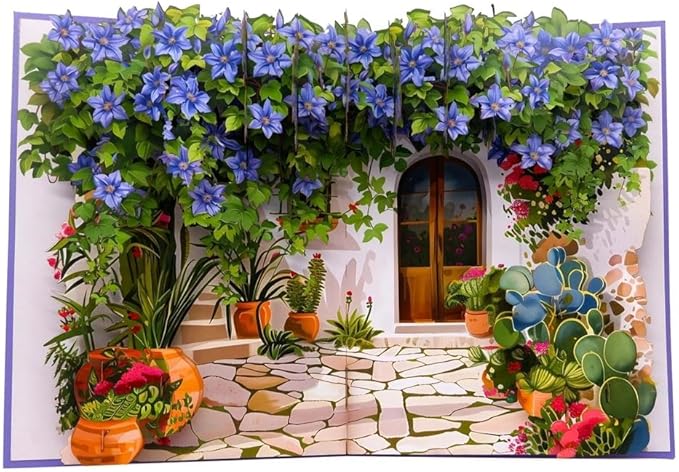3D Flower Card F65