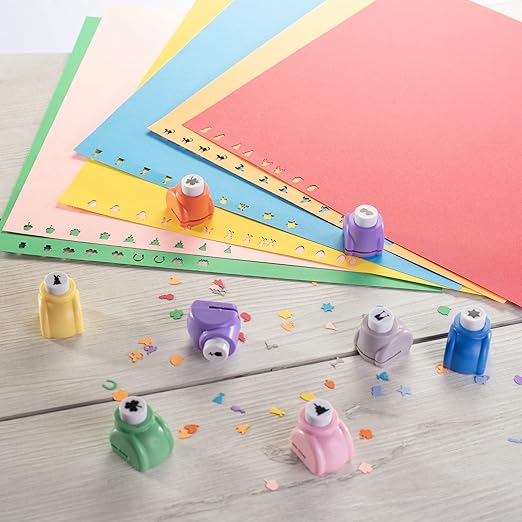 Every Occasion Year Round Scrapbook Paper Holiday Punchers-40 Unique Designs for Valentines, Easter, St. Patrick's Day, Christmas, & More- DIY Confetti for Holiday Cards, Invitation, Decoration Making