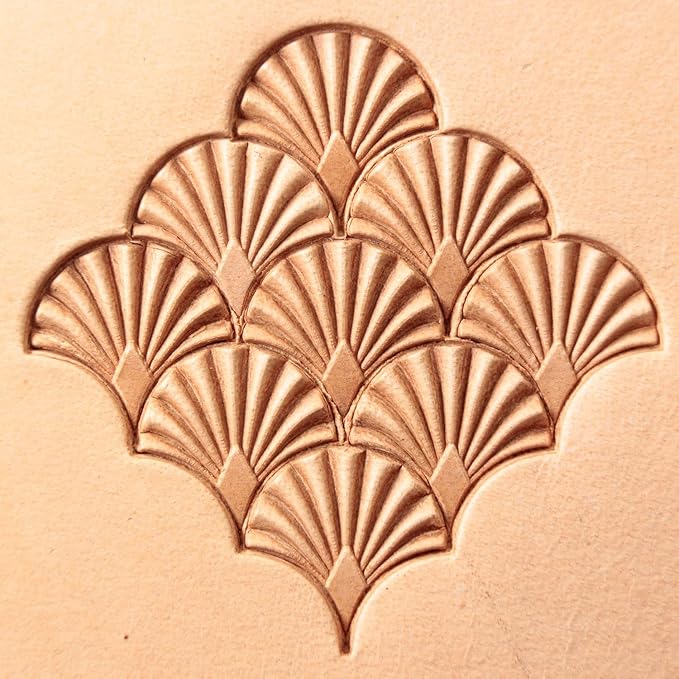 DandS ltd Leather Stamp Tool, Scrollwork, Professional Steel Craft Tool for Leatherworking, Embossing, Carving & Stamping Leather Projects, Belts Wallets & DIY Projects Compatible with Mallet #466