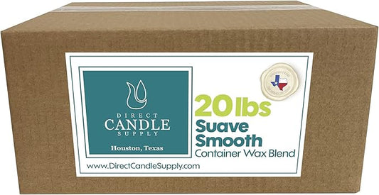 20lb Wax Slab Blend for Candle Making, Smooth Paraffin Candle Wax for Candle Making, Container Wax Blend, Candle Wax Bulk High Load Fragrance and Single Pour for Container Candles