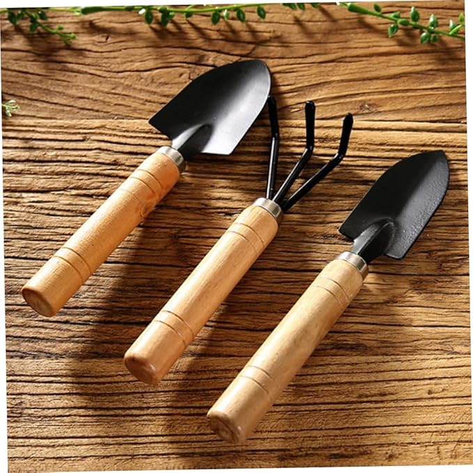 Mini Garden Tool Set, 9Pcs Transplanting Tools for Indoor & Outdoor Plant Care