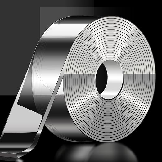 Nano Double Sided Tape Heavy Duty Mounting Tape 1.18" x 33 FT Resistente Clear Super Stick Tape with High Tack Strong Grip Picture Hanging Strips Adhesive Poster Carpet Tape