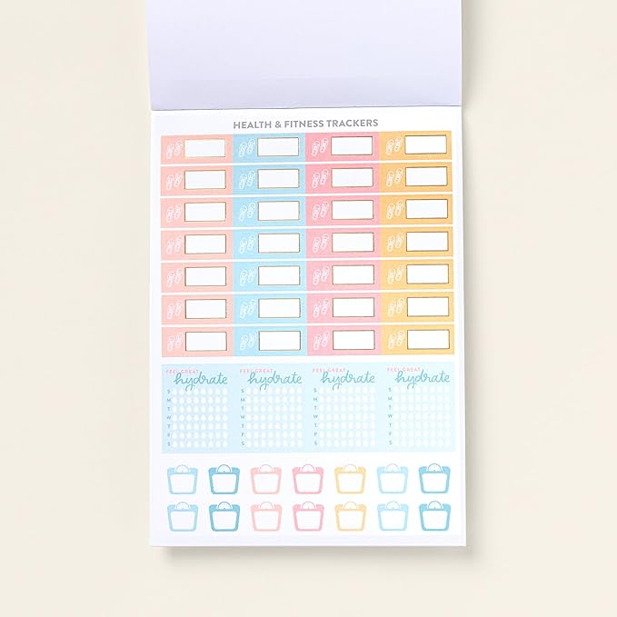 PPP Home Planner Sticker Book 3rd Ed | Pack of 15 | 766 Total Stickers | Assorted Sizes | 5x7 Sheets | Gold Foil Stamping | Fun Stickers for Home Planners, Money Planner, Journals