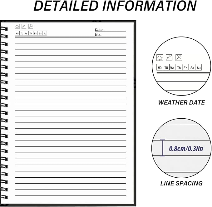 Spiral Notebook,Hardcover Journal Wide Ruled Spiral Notebook,A5 5.5 x 8.3 Inch,80GSM Thick Paper 60 Sheets 120 Pages for Girls Women School Office Aesthetic Cute-Gray Black Butterfly