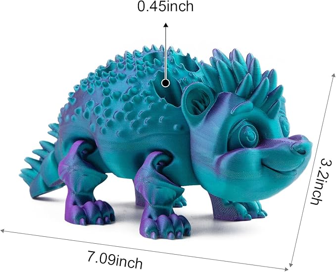 Creative Cute Porcupine Shaped Pen Pencil Holder, Pen Holder for Desk Office Decor Home Office School Desk Docoration Ideal Gifts for Boys Girls
