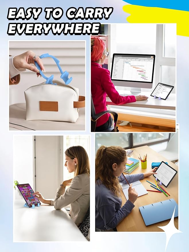 Stocking Stuffers for Teens Girls Kids Women Men Adults: Thumbs Up Lazy Phone Stand Tablet Stand for iPad Cell Phone Holder Teen Girl Gifts Trendy Stuff Gifts for Christmas for Boys Wife Funny Gadgets