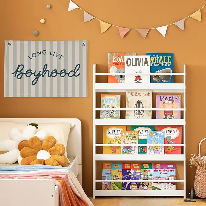 Long Live Boyhood Banner Boy Room Decor, Banner Flag Nursery Playroom Wall Decor for Boys Bedroom Living Room Dorm Toddler Decorations Teen Boy Room Kid Banners Wall Hanging Linen Flag30x20