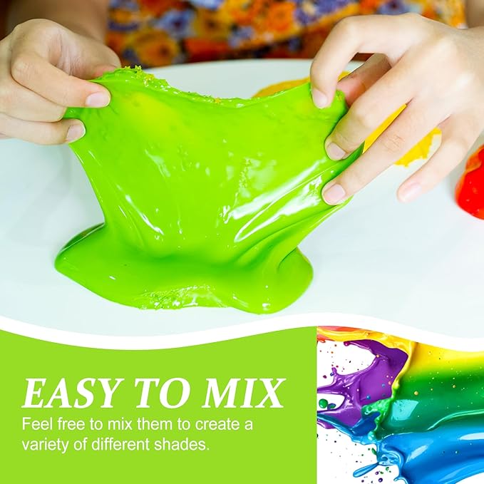 Neon Pigment Paste, 12 Colors Pigment Paste for Epoxy Resin, Opaque Resin Pigment, Vibrant Color Easily Mix for Making Jewelry, Bath Bombs, Soap, Candles, Halloween Themes, Nail Art, Slime/Coasters