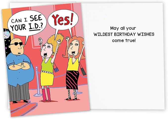 Birthday Card for Women, Funny Birthday Cards, gifts for Women, Friend, Bestie, Sister, Mom, Grandmother, all the girls celebrating birthdays!
