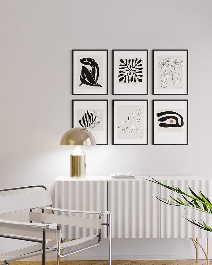Haus and Hues 12x16 Black Oak Wood Picture Frames Set of 25 - Premium Bulk Picture Frames 12x16 Bundle - Elegant Gallery Wall Frame Set for Posters, Art Display - Ideal for Wall Decor in Home & Office