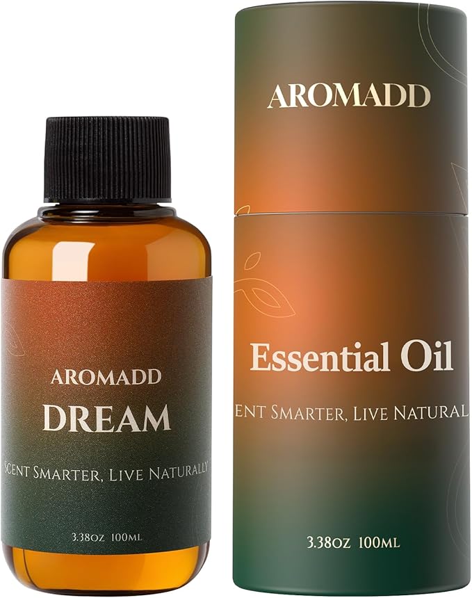 AROMADD Dream Diffuser Oil Inspired by Luxury Hotel Scent 3.38 Fl Oz (100ml), Aroma Diffuser & Hotel Fragrance Diffuser Oil, Essential Oil Diffuser for Aromatherapy, Long-Lasting