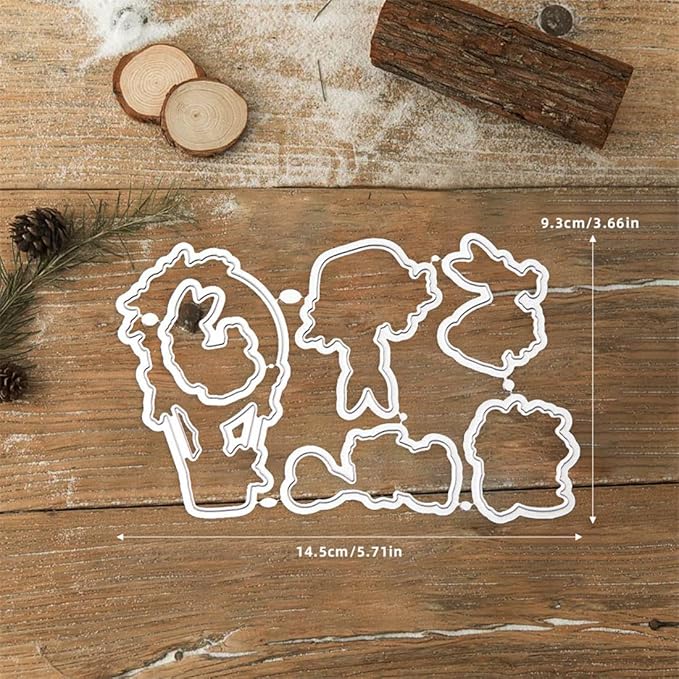 Hot Air Balloon Flower Rabbit Stamps and Cutting Dies for Card Making DIY Transparent Silicone Clear Stamp and Metal Die Cuts Sets for Scrapbooking Paper Greeting Cards Decor Seals Craft Supplies