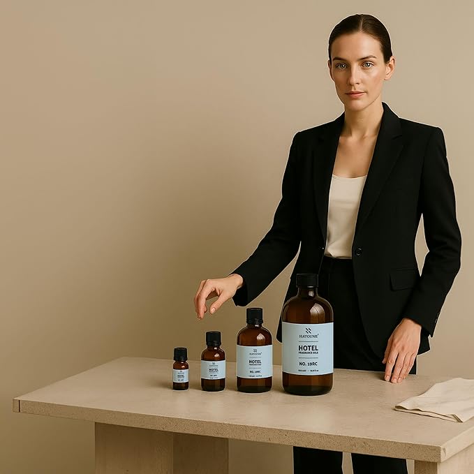 Hotel Series Premium Diffuser Oil – Ridz Carleton Scent – Luxury Hotel Inspired - for Ultrasonic and Waterless Diffusers, Humidifiers, Vaporizers - 0.34 fl oz