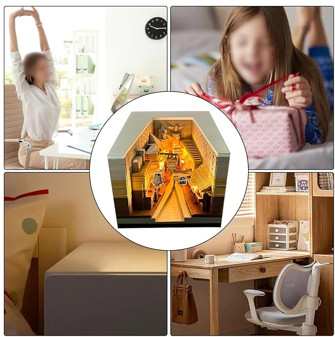 Time Piece Calendar 2026,3D Tree Tear-Away Memo Pad Creative Desk Calendars,3D Notepad Paper Carving Art Sticky Notes,3D Calendar 2026 Suitable for Room and Office Desktop Decoration