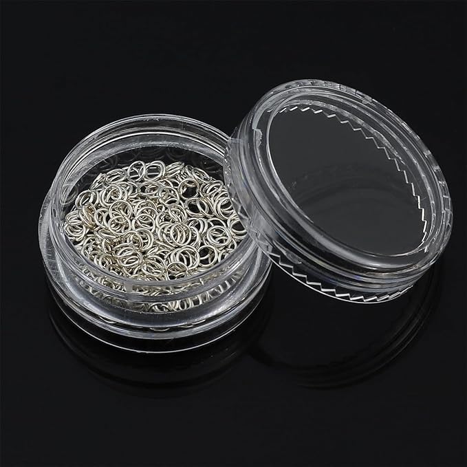 925 Sterling Silver Jump Rings 0.4x3mm 200pcs for Jewelry Making Findings